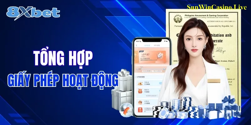 Danh mục giấy phép hoạt động của 8XBET